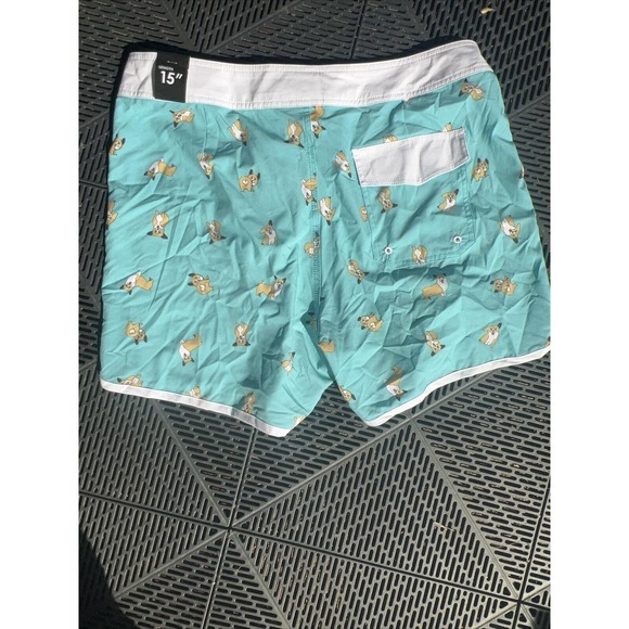 NWT Hot Topic Midnight Hour Corgi Swim Trunks Size 36 - Picture 5 of 6
